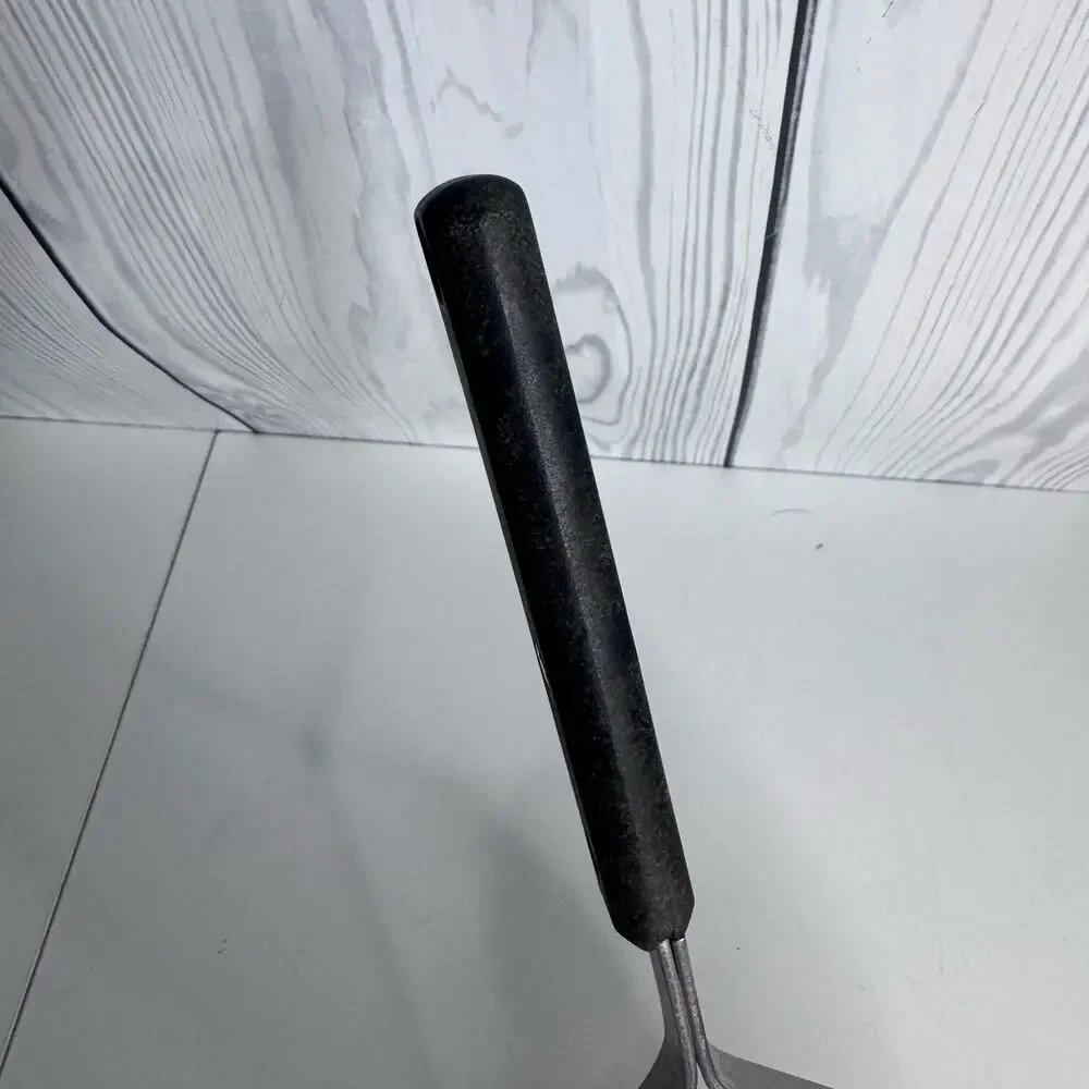 Vintage EKCO Forge Potato Masher with Black Handle, Stainless Steel, Made in USA